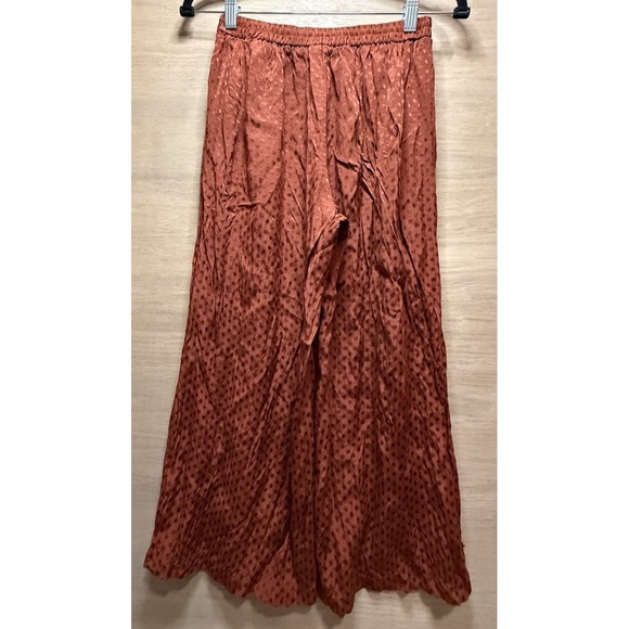 Anthropologie Dolan Burnt Orange Polka Dot Casual Pants Size Extra Small XS - Picture 3 of 7